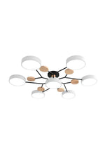 Load image into Gallery viewer, Multihead Disc Morandi Color Branch Ceiling Light