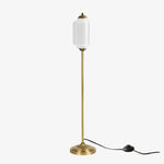 Load image into Gallery viewer, Eloise Textured Glass Pumpkin-Inspired Floor Lamp - Organic Artistry and Retro Style for Living Rooms