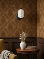 Load image into Gallery viewer, Vintage Milk Glass Sconce Bedside Hallway Eloise Wall Sconce