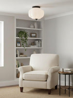Load image into Gallery viewer, Retro Milk Semi Flush Mount Eloise Ceiling Light