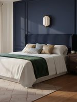 Load image into Gallery viewer, Vintage Milk Glass Flush Eloise Wall Sconce for Bedside Hallway