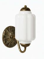 Load image into Gallery viewer, Vintage Milk Glass Sconce Bedside Hallway Eloise Wall Sconce