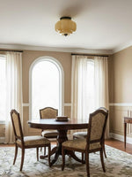 Load image into Gallery viewer, Retro Milk Semi Flush Mount Eloise Ceiling Light