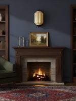 Load image into Gallery viewer, Vintage Milk Glass Flush Eloise Wall Sconce for Bedside Hallway