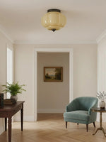 Load image into Gallery viewer, Retro Milk Semi Flush Mount Eloise Ceiling Light