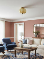 Load image into Gallery viewer, Retro Milk Semi Flush Mount Eloise Ceiling Light