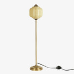 Load image into Gallery viewer, Eloise Textured Glass Pumpkin-Inspired Floor Lamp - Organic Artistry and Retro Style for Living Rooms