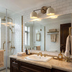 Load image into Gallery viewer, Metio Dome Vanity Wall Light – Mid-Century Fixture for Bathroom