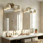 Load image into Gallery viewer, Metio Dome Vanity Wall Light – Mid-Century Fixture for Bathroom