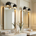 Load image into Gallery viewer, Metio Dome Vanity Wall Light – Mid-Century Fixture for Bathroom