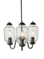 Load image into Gallery viewer, Eloise Chandelier – Milk Glass Chandelier in a Vintage Style Finish

