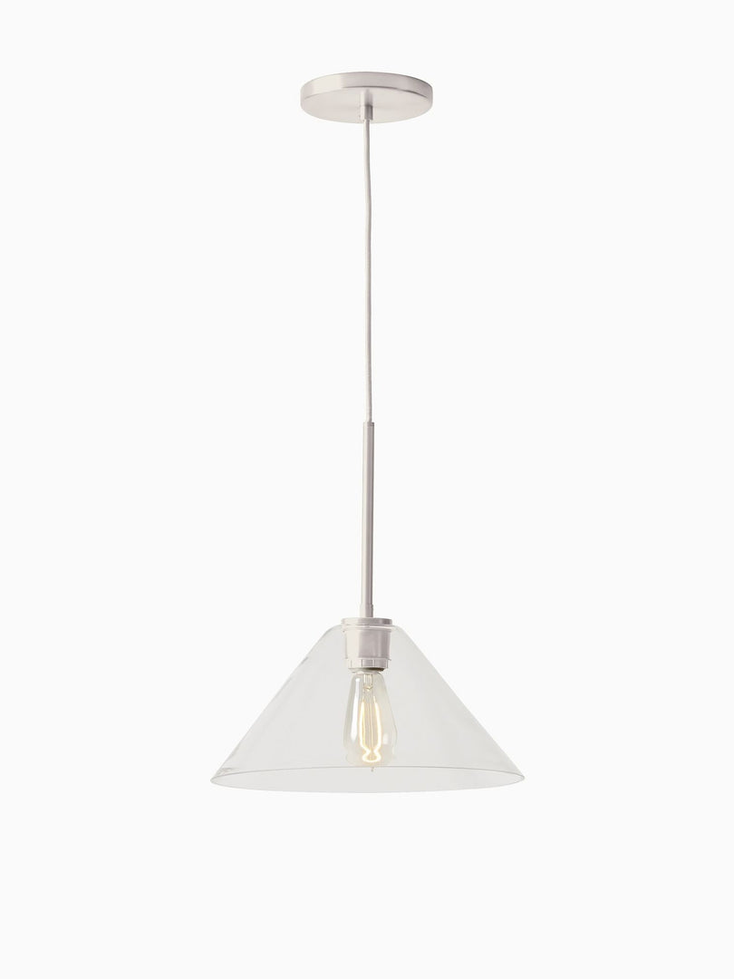 Conica Glass Cone Pendant Light - Modern Dining And Kitchen Lighting