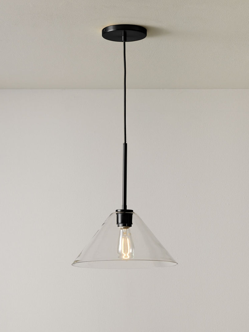 Conica Glass Cone Pendant Light - Modern Dining And Kitchen Lighting