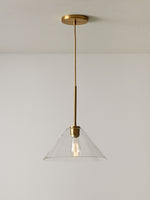 Load image into Gallery viewer, Conica Glass Cone Pendant Light - Modern Dining And Kitchen Lighting
