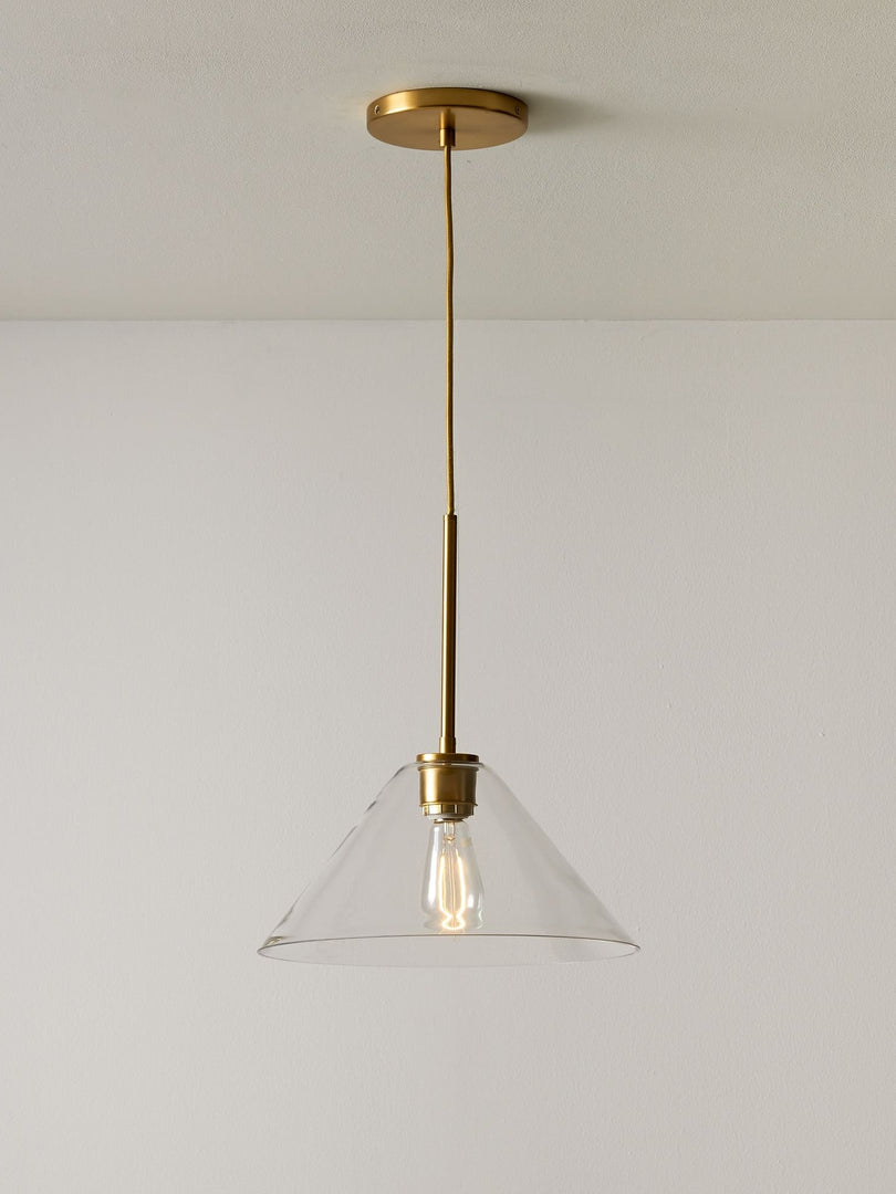 Conica Glass Cone Pendant Light - Modern Dining And Kitchen Lighting