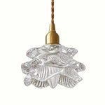 Bild in Gallery-Viewer laden, Vintage Rose Glass Pendant Lamp