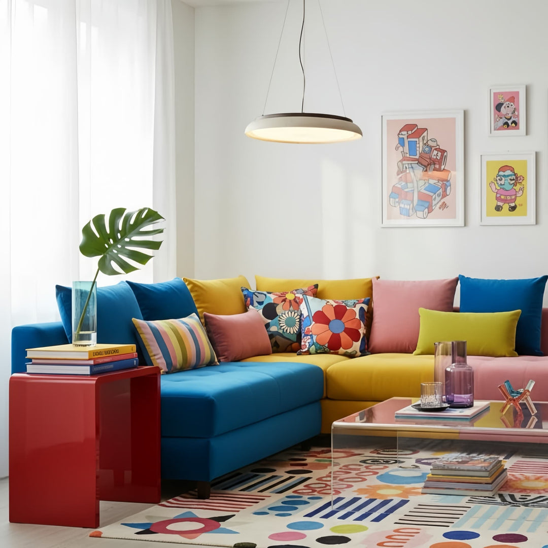 Suspension anneau en travertin Torvella - Lampe sculpturale minimaliste pour intérieurs modernes