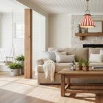 Charger l'image dans la visionneuse de galerie, Suspension rayée ludique Festilo - Verre et résine modernes pour cuisines et salles à manger