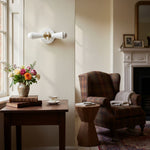 Cargar imagen en el visor de la Galería, Pyralis Cone Art Deco Wall Light - Multi-Directional Sconce for Vanity or Wall
