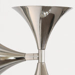 Charger l'image dans la visionneuse de galerie, Polished chrome center joint and flared shade detail