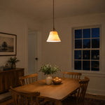 Bild in Gallery-Viewer laden, Warm evening dining room with ceramic pendant light