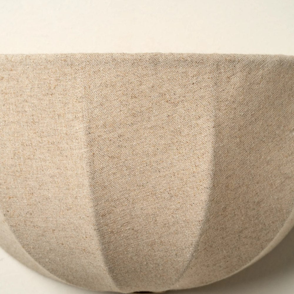 Loomis Moderne Art Deco Wandleuchte mit strukturiertem Stoffschirm für Schlafzimmer und Eingangsbereich