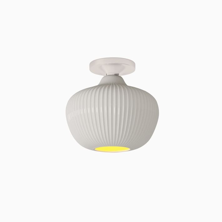 Lámpara de techo empotrada de cristal Rivrona - Diseño moderno de globo color champán