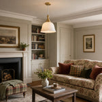 Load image into Gallery viewer, French style white pendant chandelier in a sitting room