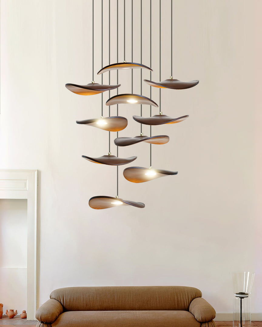 Twisora Wood Chandelier