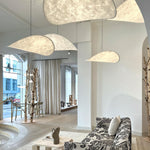 Charger l'image dans la visionneuse de galerie, White Silk Cloth Plug-In Pendant Lamp