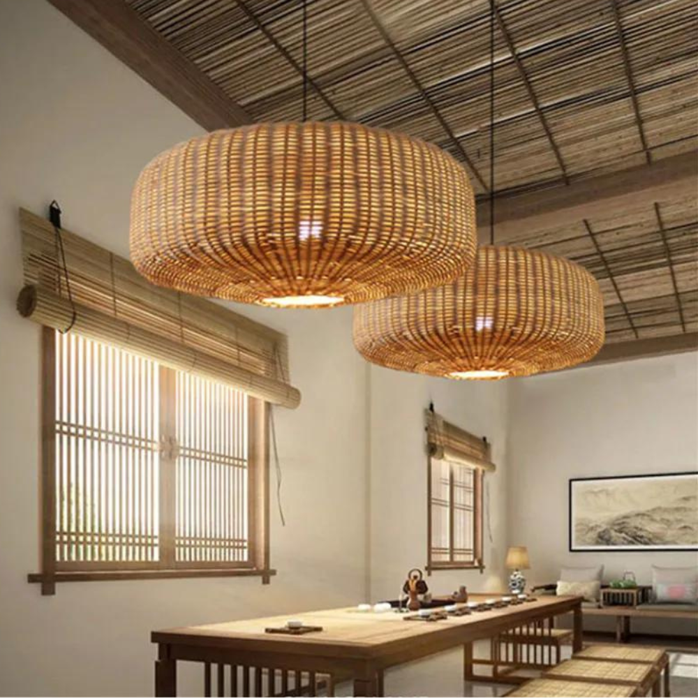 Lustre tressé brillant