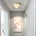 Bild in der Galerieansicht laden, Creme Blüte Blumen Deckenlampe

