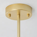 Load image into Gallery viewer, Gold ceiling canopy and downrod detail