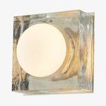 Cargar imagen en el visor de la Galería, Aplique de Pared de Vidrio Ópalo Vellaro - Iluminación Minimalista Moderna para Cocina