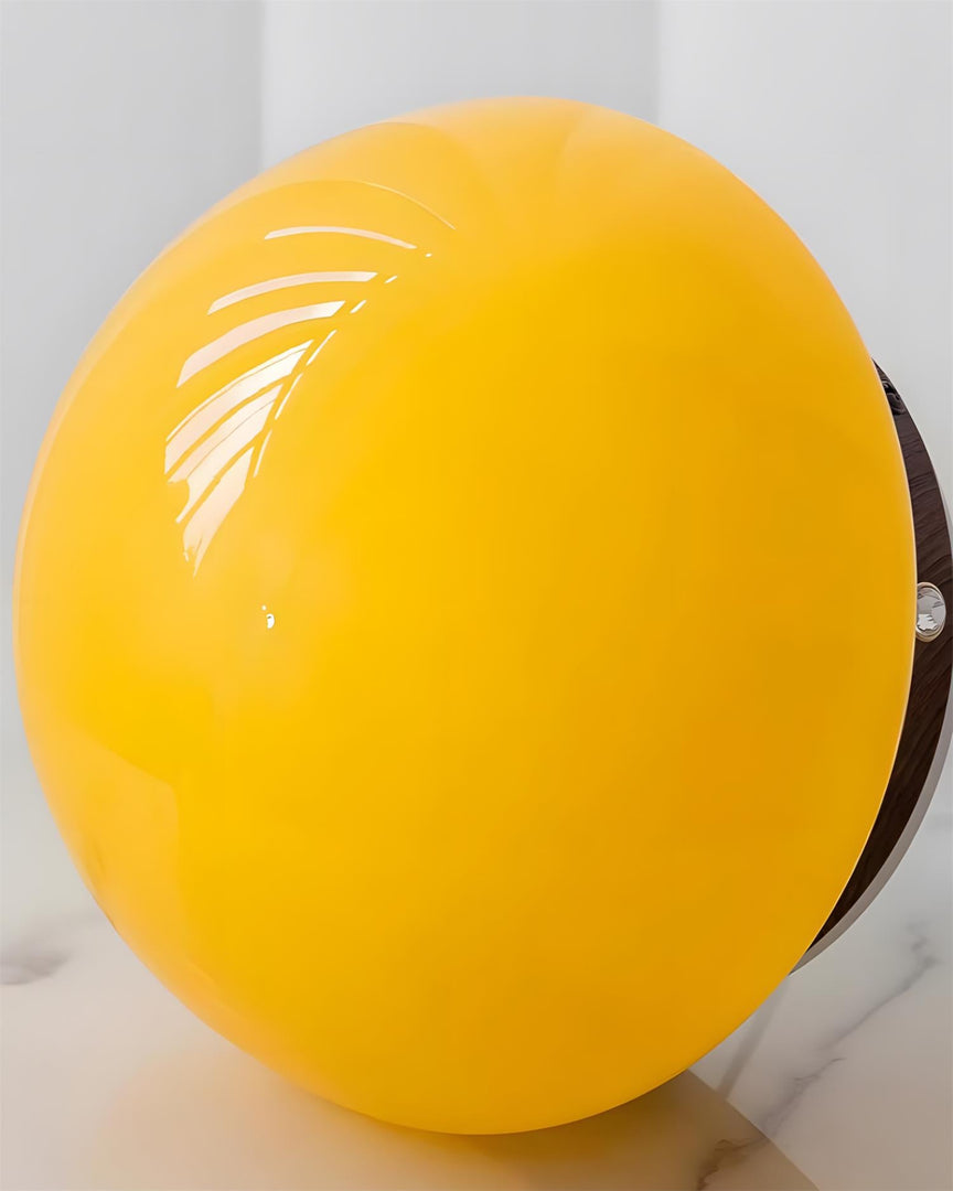 Lámpara de techo cúpula miel