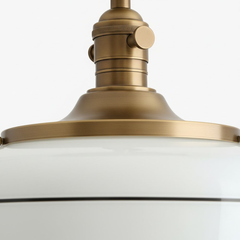 Lámpara de Techo Moderna Nalaviro - Pantalla de Vidrio para Sala y Recibidor