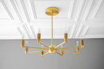 Charger l&#39;image dans la visionneuse de galerie, Lustre moderne Mobilux Line - Suspension à 8 bras style milieu du siècle
