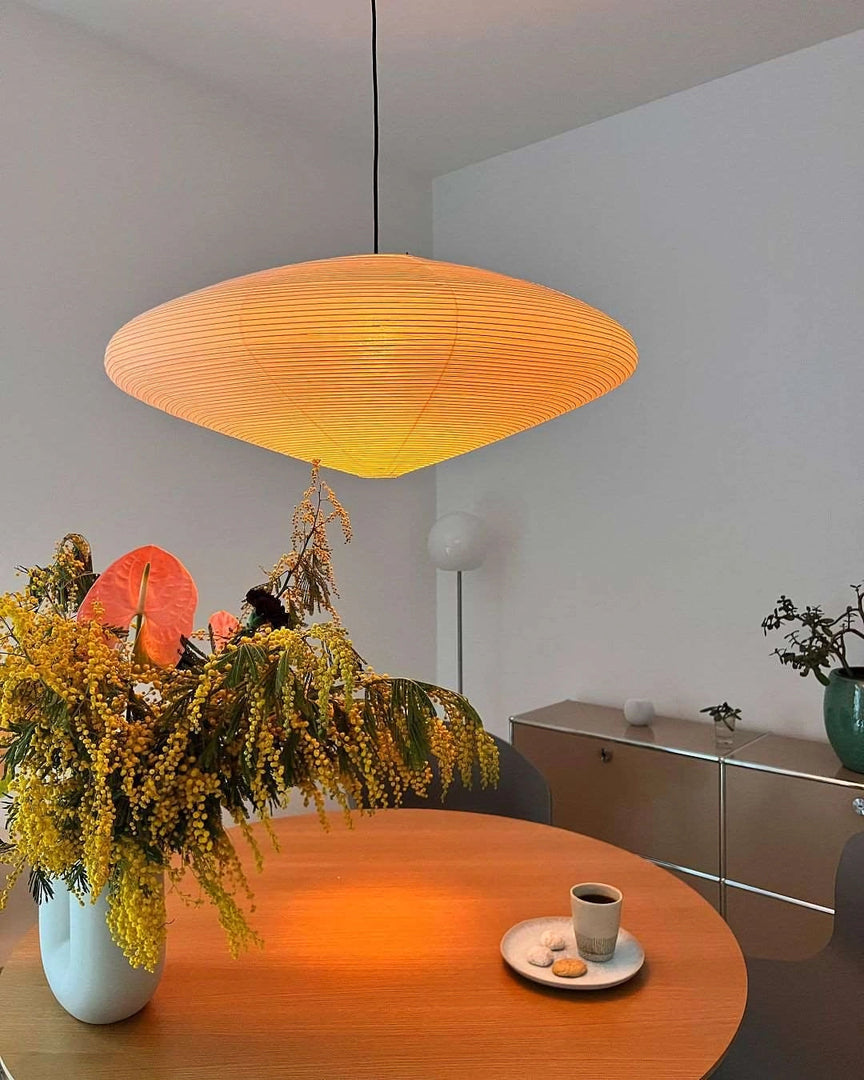 Mulberry Paper Plug-In Pendant Light