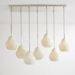 Load image into Gallery viewer, Rivrona Contemporary 7-Light Chandelier - Modern Glass Lighting for Dining Rooms

