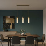 Charger l'image dans la visionneuse de galerie, Suspension cylindrique minimaliste Solaryx - Lampe de style moderne pour cuisine ou salle à manger