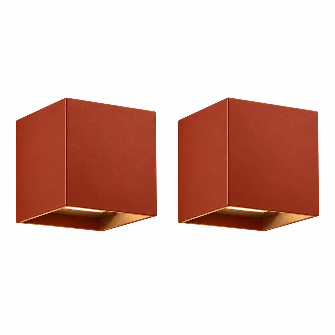 Beam Shaping Open Flap Aluminium Wall Light