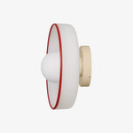 Load image into Gallery viewer, Kalo Versatile Glass Disc Modern Wall/Ceiling Fixture with Color-Accent Rim for Living Spaces