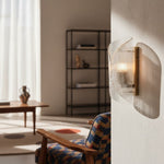 Charger l'image dans la visionneuse de galerie, Applique murale moderne cylindrique en verre côtelé Bravira pour l'entrée et l'éclairage de chevet