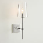 Load image into Gallery viewer, Derlina Clear Glass Sconce - Elegant Single To Triple Vanity Sconce
