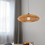 Load image into Gallery viewer, Treasure of the Dawn Bamboo Rattan Pendant Light