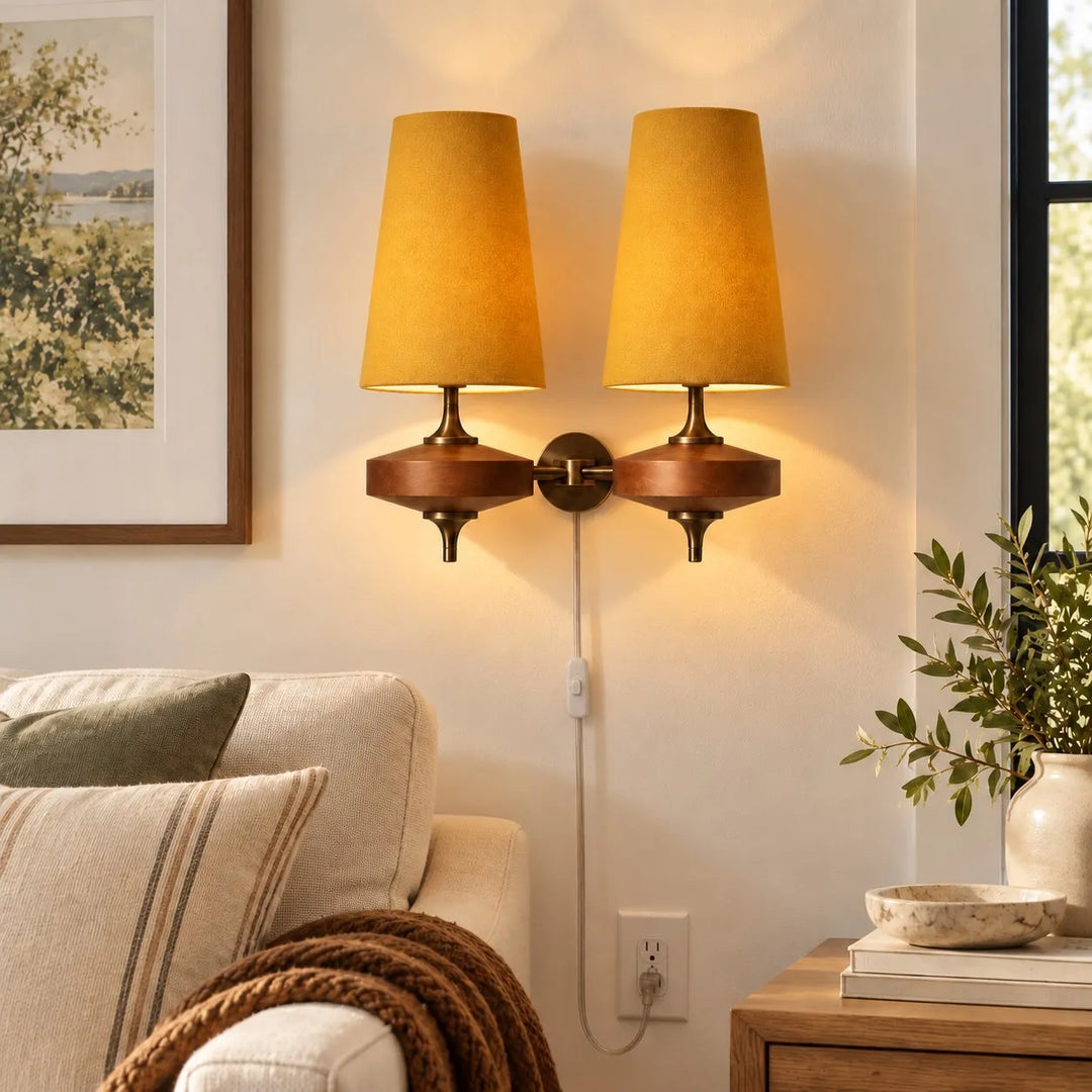 Hour Rho Plug-In Wall Sconce