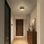 Load image into Gallery viewer, Green jade ceiling lamp installed in a hallway