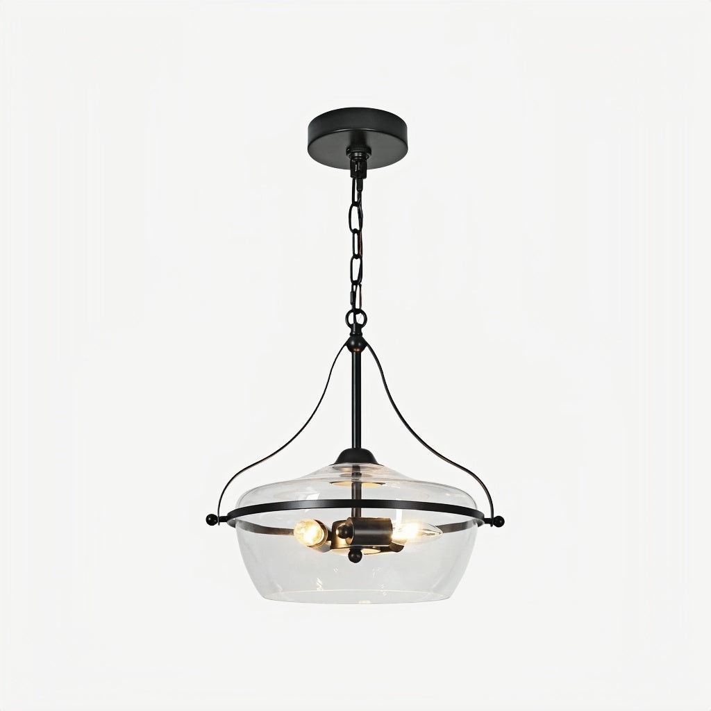 Lirra Elegante Glas-Hängeleuchte im Mid-Century-Stil für Küche & Esszimmer
