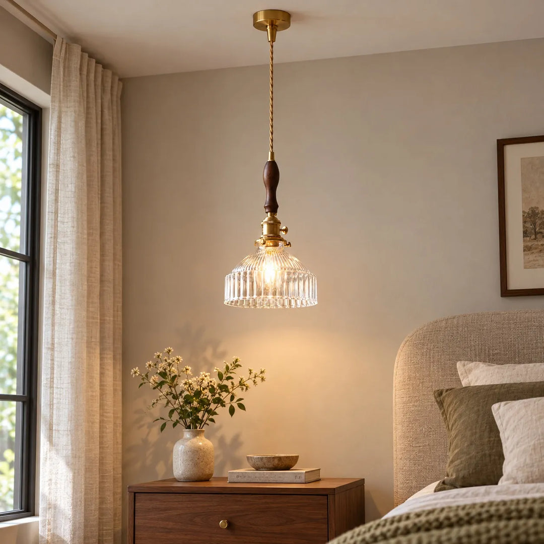 Colored Glass Pendant Light