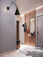 Load image into Gallery viewer, Swing Arm Bedroom Wall Lights - Industrial Swing Arm Lamp Adjustable Wall Sconce
